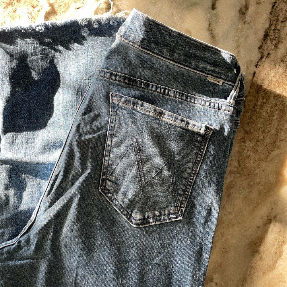 Mother Frat Hem Bootcut Jeans